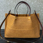 Valentino Medium Shopping Bag In Synthetic Raffia